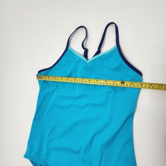 3 GIRLS Swimsuits - Size 14/14+/14+ Op, Lands' end - Turquoise - Picture 6 of 14